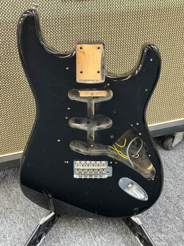 Tokai Strat Body & Bridge - Black image 1