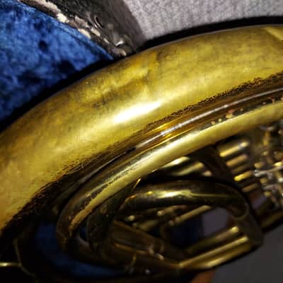 Continental Colonial Single French Horn, with case, Good playing condition, USA image 10