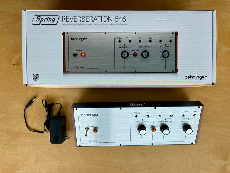 Behringer 646 Spring Reverberation Module 2024 - Present - Metal image 1