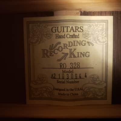 Recording King RO-328 [OM] | All solid tone woods | East Indian Rosewood sides and back and Adirondack Spruce top | Serial No. A21030944 image 24