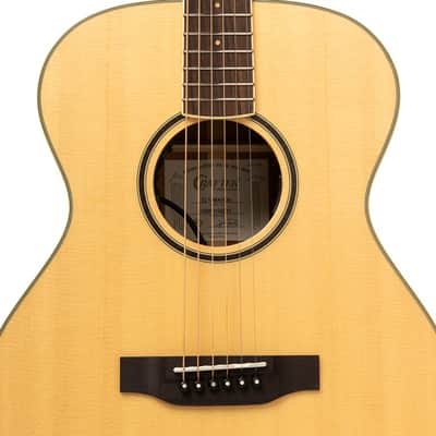 Crafter ES-MAHO TE NAT ES Series Orchestra Solid Sitka Spruce Top Mahogany Neck 6-String Acoustic-Electric Guitar w/Gig Bag image 3