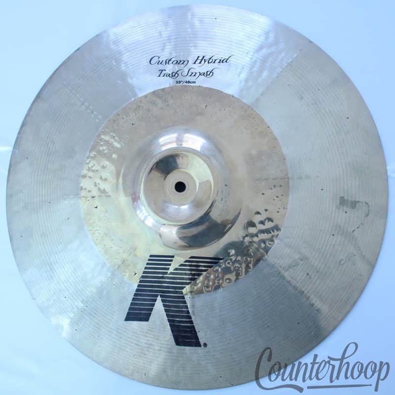 Zildjian K 19" Custom Hybrid Trash Smash Cymbal 1725g Thin B20 Hand Hammered USA image 1