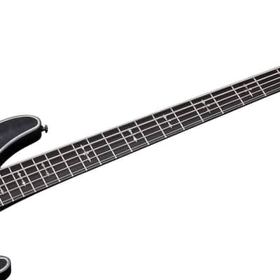 Schecter Hellraiser Extreme-5 See-Thru Black Satin STBLS New 5-String Electric Bass Guitar + GIG BAG image 7