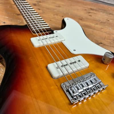 Squier Paranormal Baritone Cabronita Telecaster in Sunburst (3085-8K) image 11