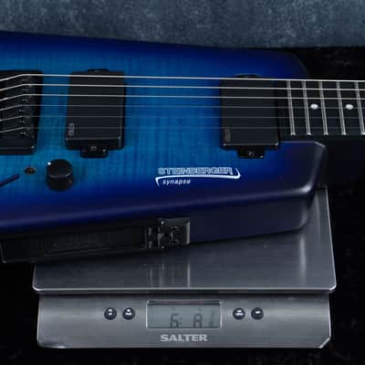 Steinberger Synapse SS2-F Custom Trans Blue ~ Seconondhand image 6