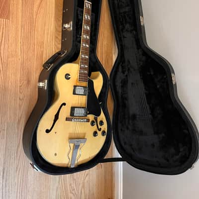 Fujigen Lawsuit copy of Gibson 2355-M Single Cutaway Archtop 1971 - 1977 - Natural image 1