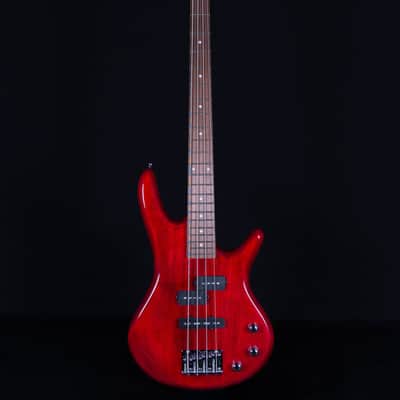 Ibanez GSRM20 Mikro 4-String Bass, Transparent Red image 5
