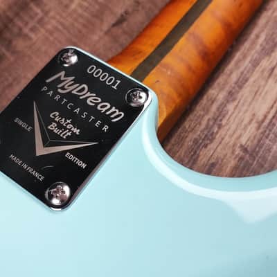 MyDream Partcaster Custom Built - Daphne Blue Hepcat Freeway image 8
