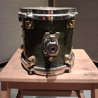 Yamaha Maple Custom 8"x 8" Tom Black Maple Transparent image 3