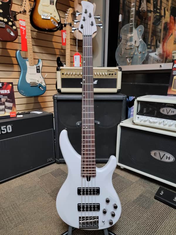 Yamaha TRBX505 5-String Bass - Transparent White image 1