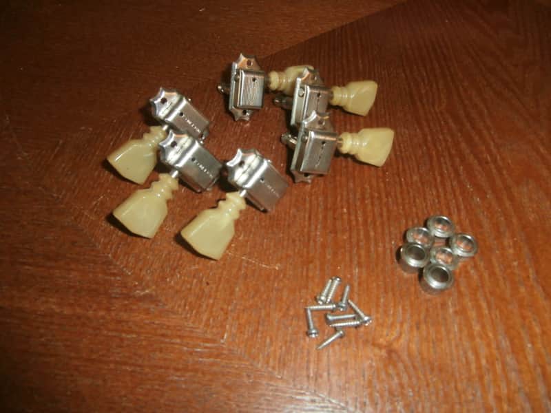 Vintage 1960 Kluson Single Line, Double Ring Tuners for Gibson Les Paul Burst, 335, 345! image 1