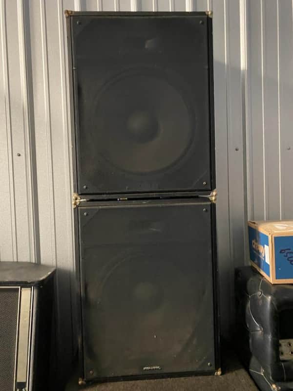 Realistic PA-100 Passive Speaker Pair-Great For The Garage image 1