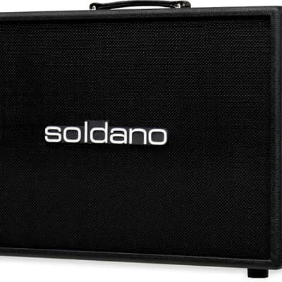 Soldano Straight Guitar Speaker Cabinet (120 Watts, 2x12"), Black, 8 Ohms image 3