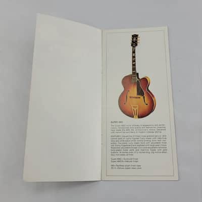 1970 Gibson Carved Top Acoustics Catalog Brochure - Case Candy imagen 2