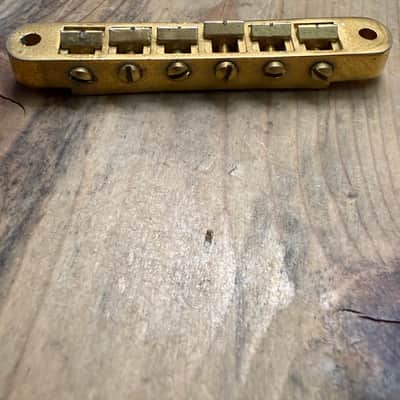 Vintage 1980’s Gibson Les Paul Gold Bridge and Tailpiece image 5