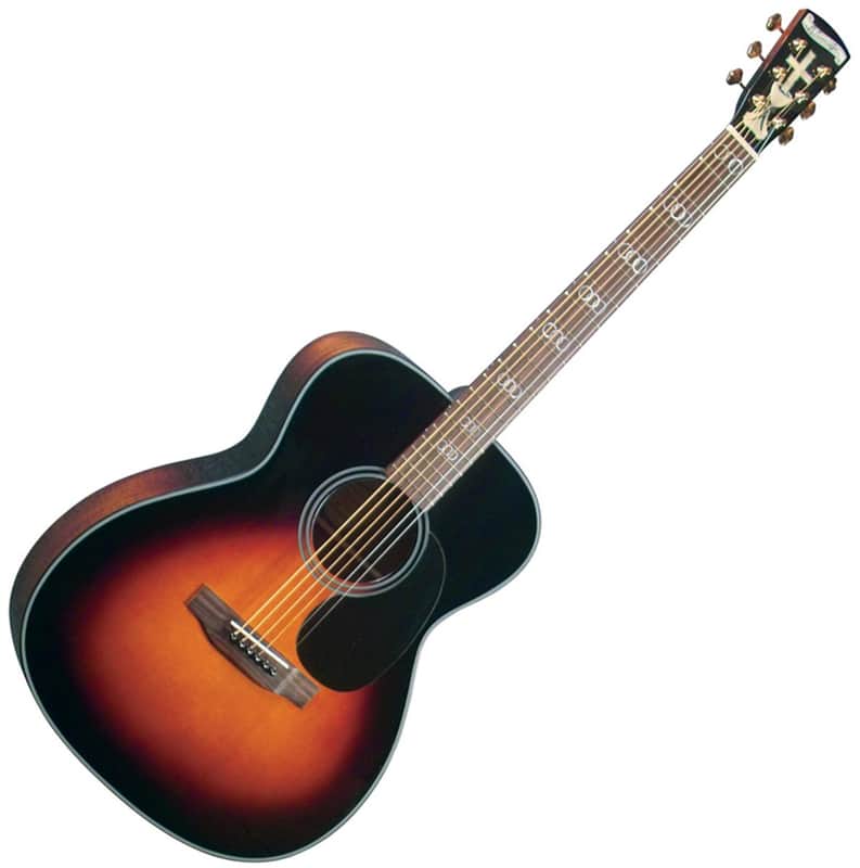 Blueridge BR-343 Contemporary Series Gospel 000 Guitar Sunburst image 1