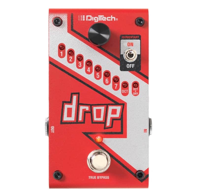 DigiTech Drop Compact Polyphonic Pitch-Shifter 2010s - Red image 1
