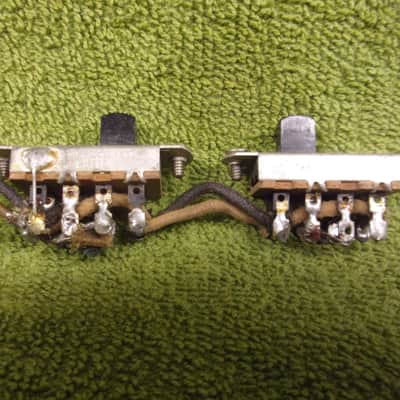 REVISED: PROJECT: Fender Jazzmaster or Jaguar switches, early 1960's, silver, Cipollina image 3