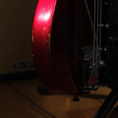 Gibson Victory Standard Bass 1981 - Candy Apple Red image 9