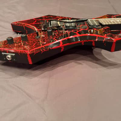 B.C. Rich USA Custom Shop Stranger Things “Eddie's” NJ Warlock 2022 Relic Crackle image 10