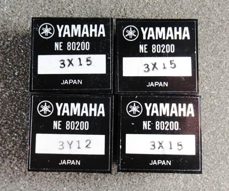 YAMAHA NE-80200 4 Matched Discreet Amps API 2520 & 990 Style Late 1970's All Tested image 1