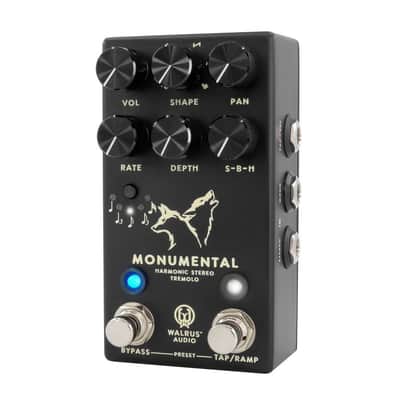 Walrus Audio Monumental (Black) - Harmonic Stereo Tremolo [Three Wave Music] image 4