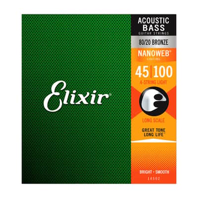 14502 Nanoweb 45/100 Acoustic Bass Light Elixir image 7