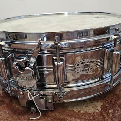 ROGERS DYNASONIC 5 X14" SNARE DRUM, COB, "BEAVERTAIL" LUGS, EXCEPTIONAL image 5
