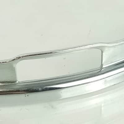 Ludwig 14"COB BRASS Triple-Flange Snare Drum Resonant Rim/Hoop 8Lug 50s *cracked image 2