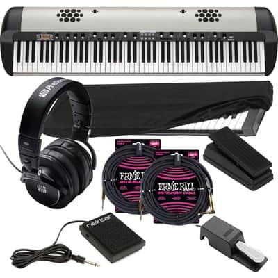 Korg SV2-SP 88-key Piano with Speaker (DS-2H Pedal Included), Moog EP-3, Nektar NP-1, Presonus HD9, (2) ErnieBall 1/4 Cables, Dust Cover Bundle