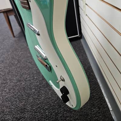 Danelectro Stock '59 DC 2018 - Vintage Aqua image 6