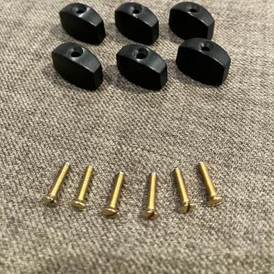 Schaller Small Ebony Replacement Buttons - Ebony, set of 6 image 2