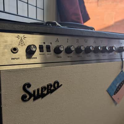 Supro 1825R Airwave 25-Watt 1x12" Guitar Combo 2025 - Black image 2
