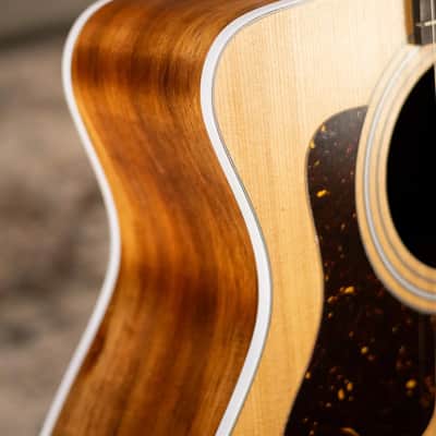 Taylor 214ce - K Koa/Spruce Left Handed Acoustic/Electric Guitar - Natural with Gig Bag image 13
