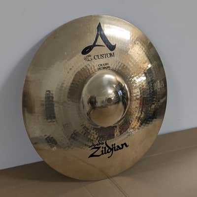 Zildjian 14" A Custom Crash Cymbal 1991 - Present - Brilliant image 2