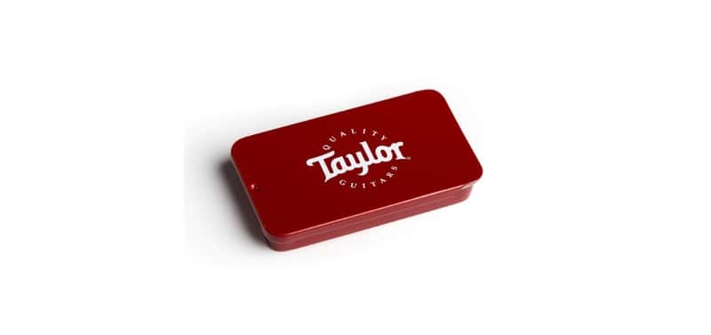 Taylor Celluloid Picks w/Pick Tin, 12pc. (#2608) image 1