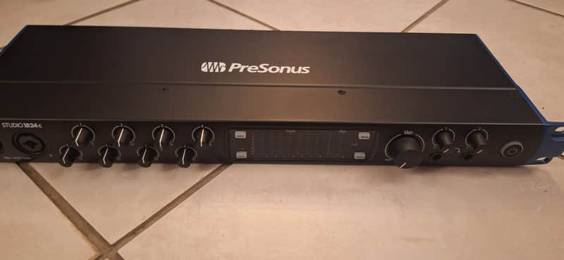 PreSonus Studio 1824C 18x18 USB-C Audio / MIDI Interface 2019 - Present - Black image 1