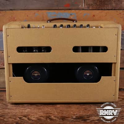 1960 Fender Twin 5F8-A Narrow Panel Tweed image 4