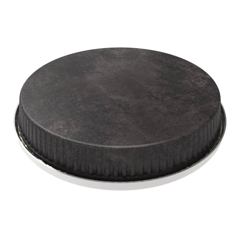 Remo R-Series Skyndeep Bongo Drumhead - Black Calfskin Graphic 8.50" image 1