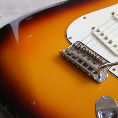 1993 Fender Japan ST-STD Stratocaster Standard (Sunburst) image 4