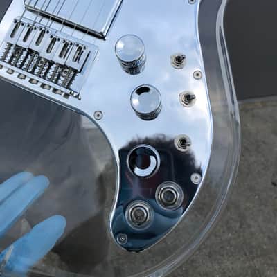 Electrical Guitar Company Jerry Garcia Acrylic Hybrid OBEL aluminum neck 2019 Polished image 18