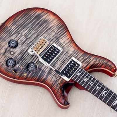 2023 Paul Reed Smith Core Custom 24 Piezo 10 Top Charcoal Cherry Burst w/ Case, Tags image 7