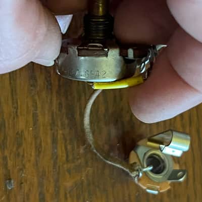 1965 Fender Jazz Precision Mustang guitar bass pots harness jack image 4