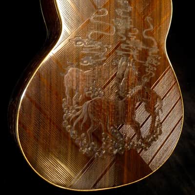 Blueberry NEW IN STOCK Handmade Classical Guitar Nylon Strings Alaskan Spruce and Balinese Rosewood image 2