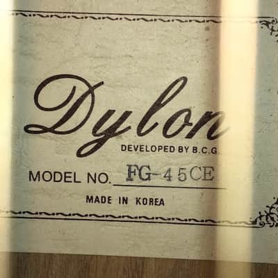 Dylon Electro Acoustic Dreadnought Guitar image 11