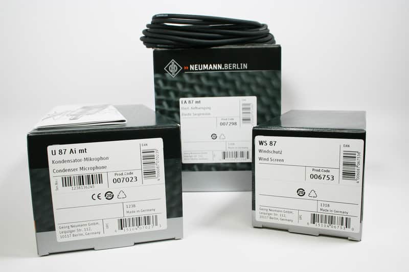 Neumann U 87 Ai Mt Set Z Multi-Pattern Condenser Microphone [USED] image 1