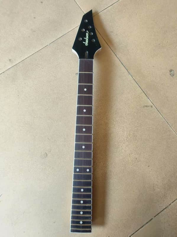 Black Jackson Guitar Maple Wood Neck, Rosewood Fingerboard image 1