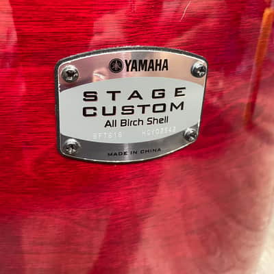 Yamaha Stage Custom Birch Tom Drum Shell 16”x16” Bare Wood Project #DY25 image 2