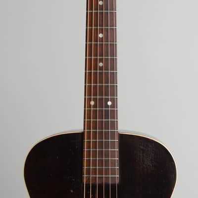 Kalamazoo Sport Model KG 3/4 Flat Top Acoustic Guitar (1937), ser. #587C, original black chipboard case. image 8