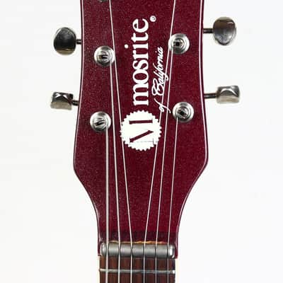 1988 Mosrite USA Semie Moseley Signed V63 Model Ruby Dust Rare SET-NECK Side Jack Model MINTY w Paperwork! image 9